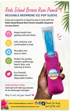 Load image into Gallery viewer, Redz Island Breeze Rum Punch Reusable Neoprene Ice Pop Sleeve.