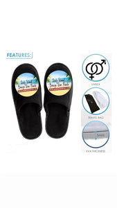 Redz Island Breeze Rum Punch Closed Toe Spa Slippers For Women And Men.
